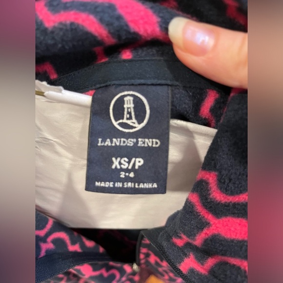 Lands End 1/4 Zip Fleece Pullover - Picture 6 of 6